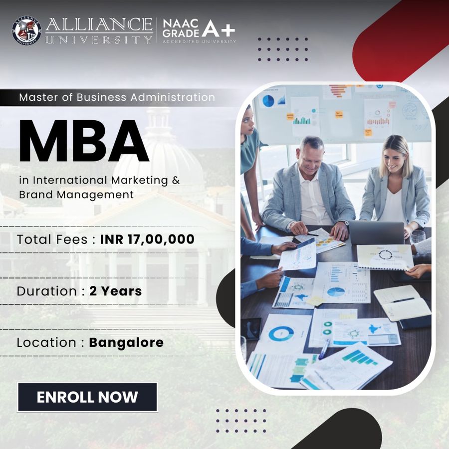 MBA in International Marketing & Brand Management at Alliance University, Bengaluru/Bangalore