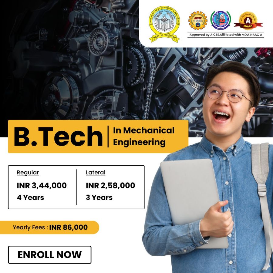 B.Tech in Mechanical Engineering at Ganga Institute of Technology and Management, Haryana - Other
