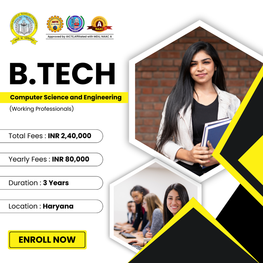 B.Tech in CSE (Working Professionals) at Ganga Institute of Technology and Management, Haryana - Other