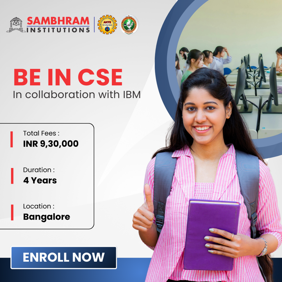 BE in CSE in Collaboration with IBM at Sambhram Group of Institutions, Bengaluru/Bangalore