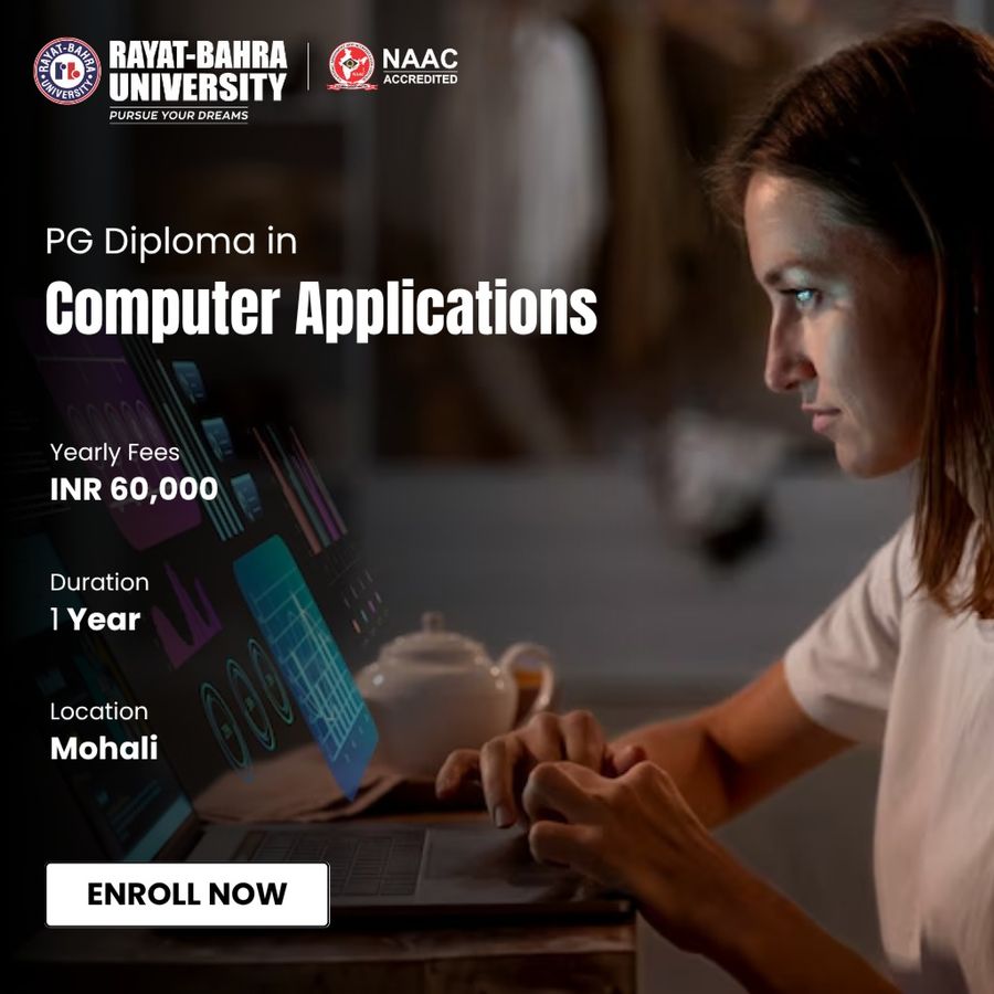 PG Diploma in Computer Applications at Rayat Bahra University, Mohali