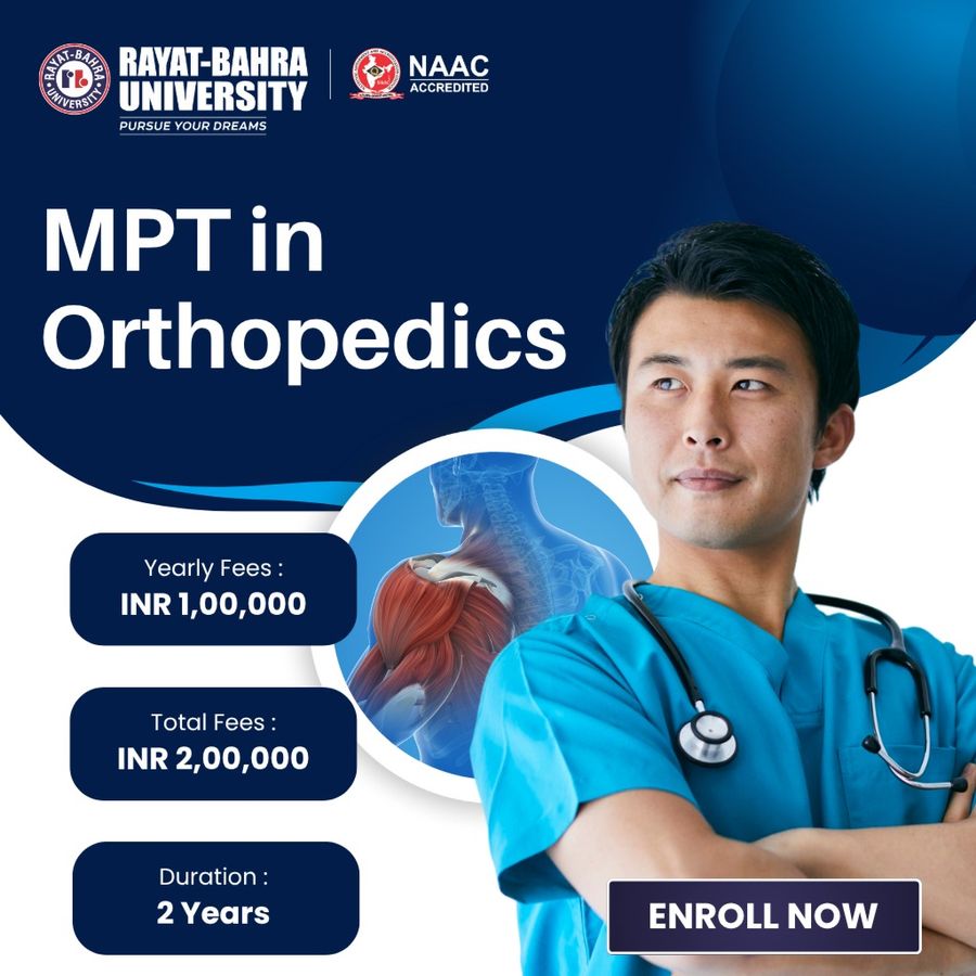 MPT in Orthopedics at Rayat Bahra University, Mohali