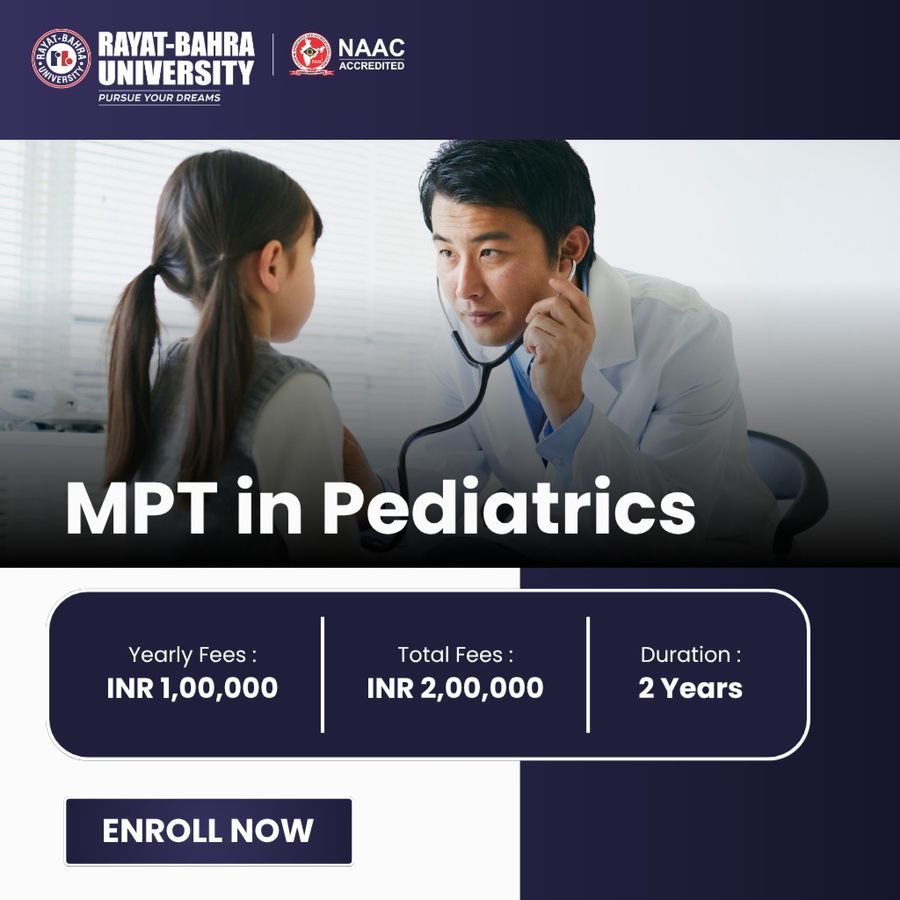 MPT in Pediatrics at Rayat Bahra University, Mohali