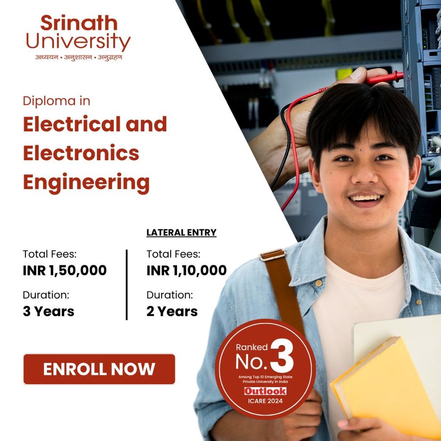 Diploma in Electrical & Electronics Engineering at Srinath University, Jamshedpur