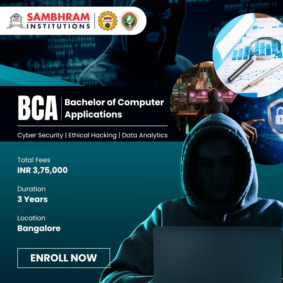 BCA + Cyber Security, Ethical Hacking at Sambhram Group of Institutions, Bengaluru/Bangalore