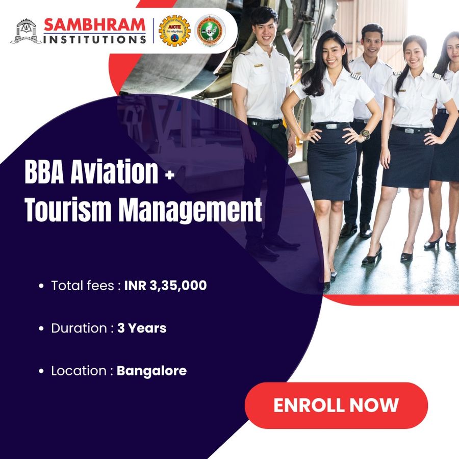 BBA in Aviation + Tourism Management at Sambhram Group of Institutions, Bengaluru/Bangalore