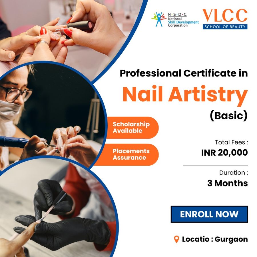 Professional Certificate in Nail Artistry (Basic) at VLCC Institute, Gurgaon
