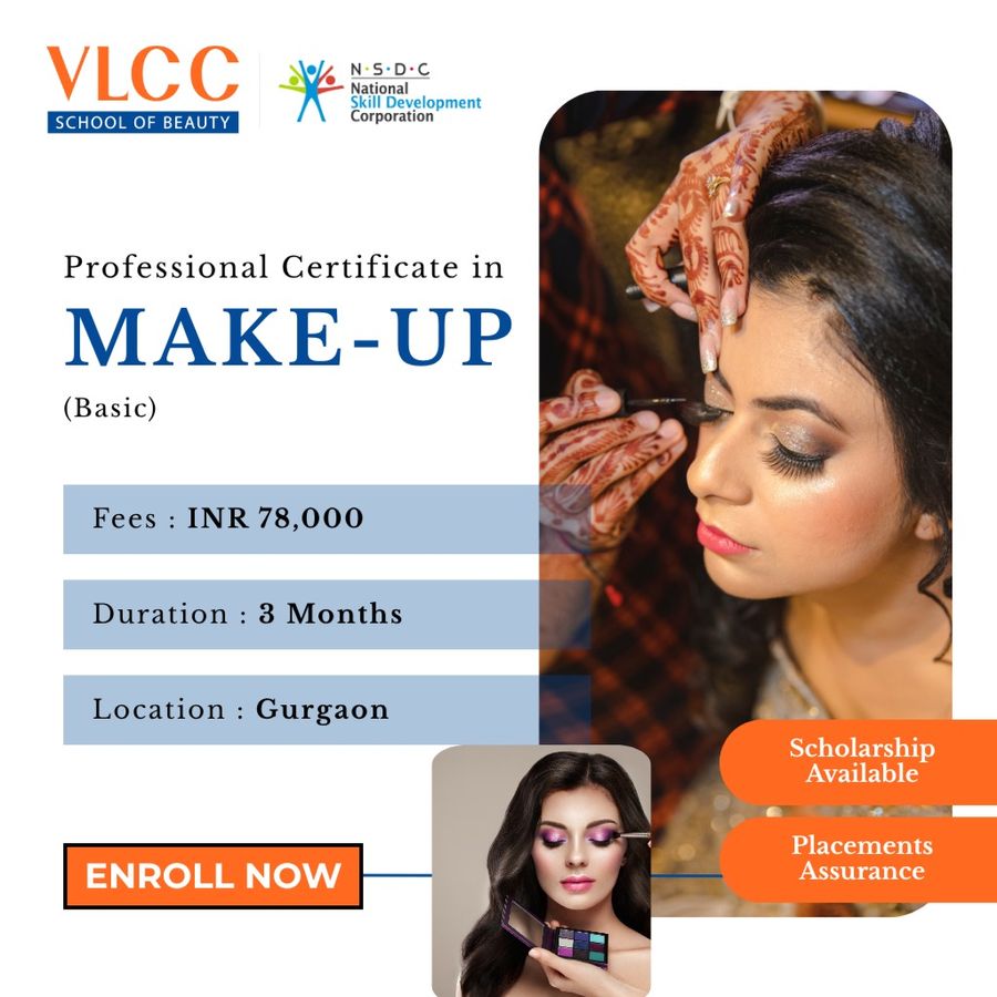 Professional Certificate in Make-Up (Basic) at VLCC Institute, Gurgaon