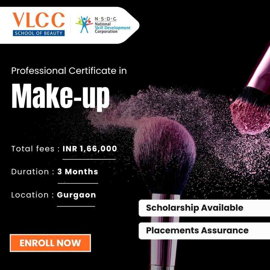 Professional Certificate in Make-Up at VLCC Institute, Gurgaon