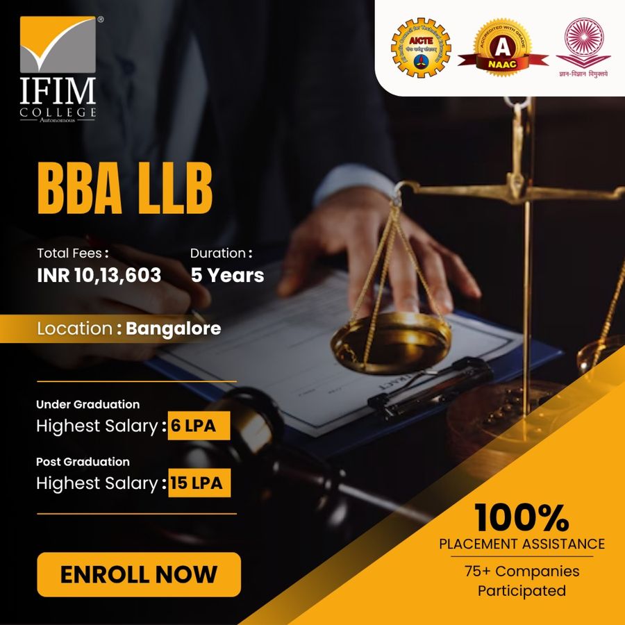 BBA + LLB at IFIM Institutions, Bengaluru/Bangalore