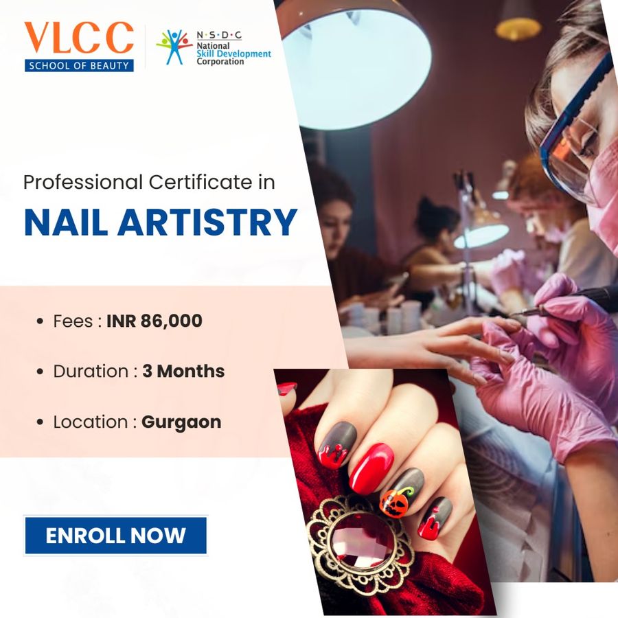 Professional Certificate in Nail Artistry at VLCC Institute, Gurgaon