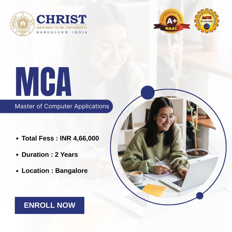 MCA at Christ University, Bengaluru/Bangalore