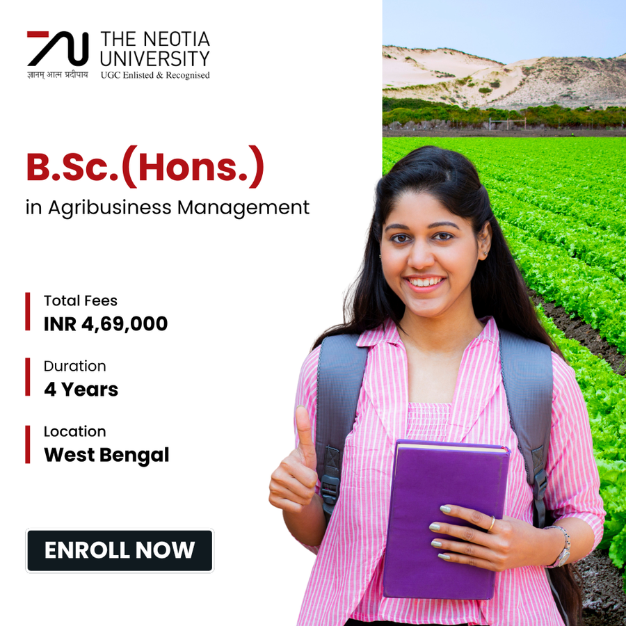 B.Sc.(Hons.) in Agribusiness Management at The Neotia University, West Bengal - Other