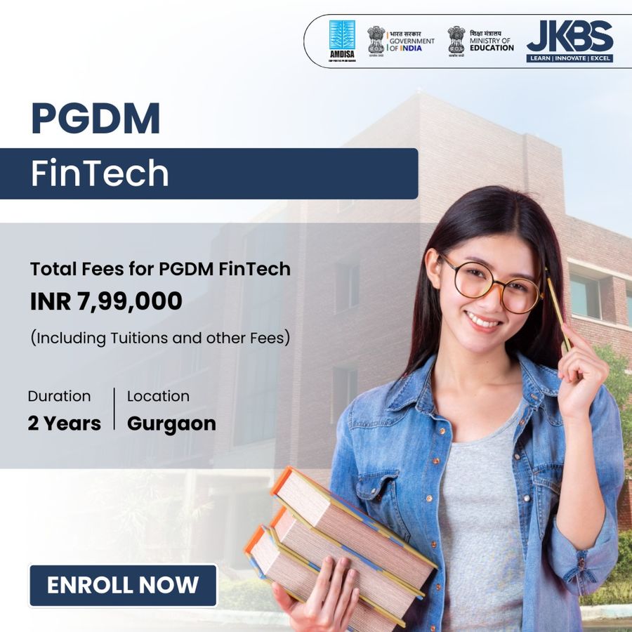 PGDM in Fintech at JK Business School, Gurgaon