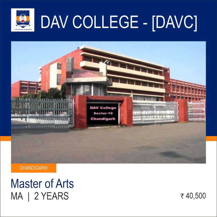 Master of Arts (M.A) at Dav College [Davc], Chandigarh