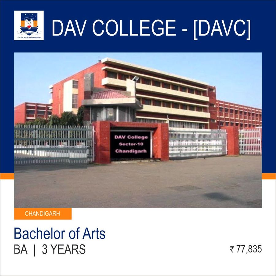 Bachelor of Arts [BA] at Dav College  [Davc], Chandigarh
