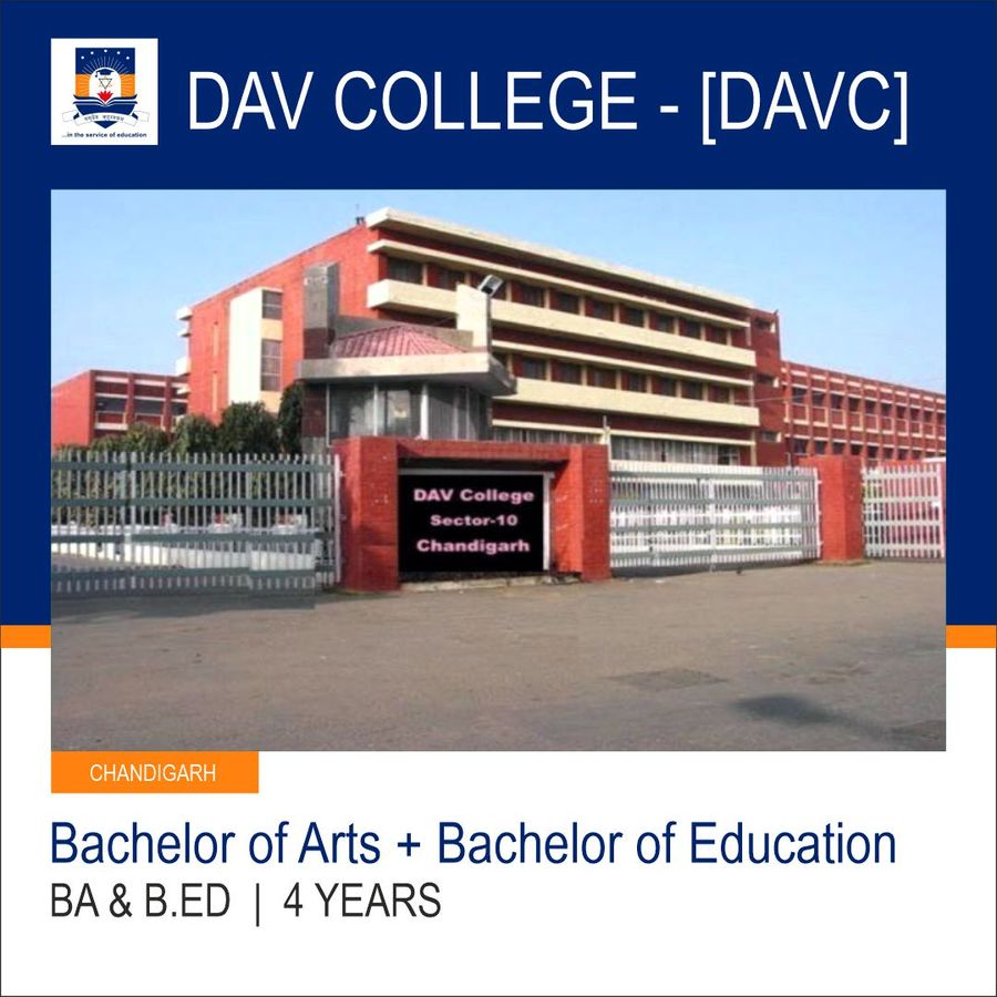 B.A+B.Ed at Dav College [Davc], Chandigarh