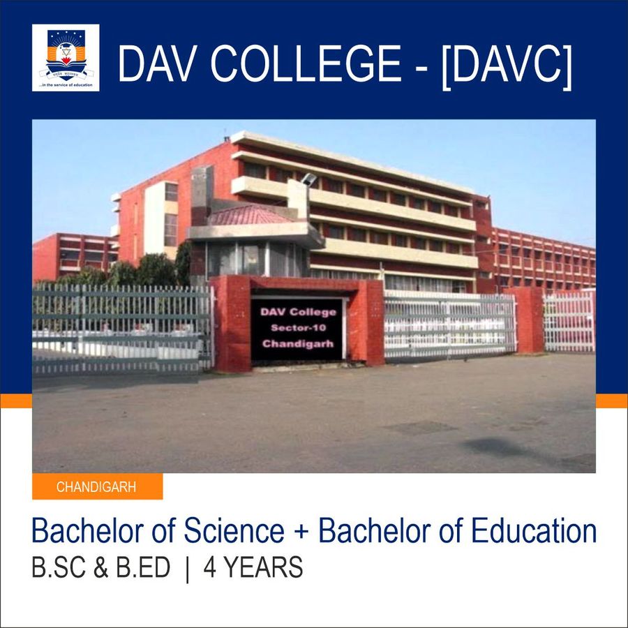 B.Sc+B.Ed at Dav College [Davc], Chandigarh