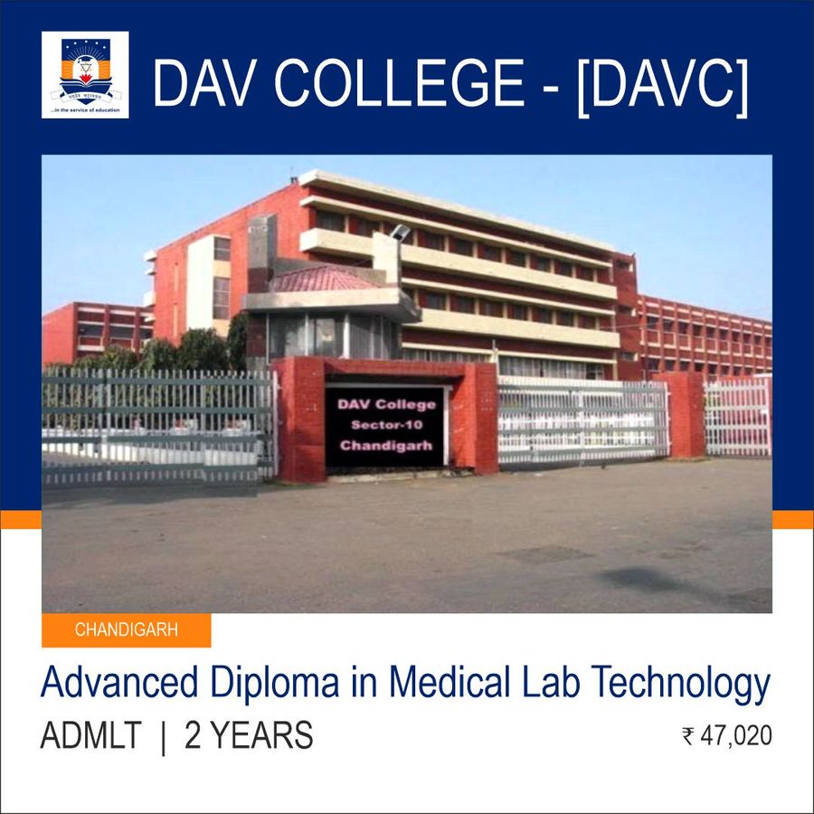 Advanced Diploma in Medical Lab Technology at Dav College [Davc], Chandigarh