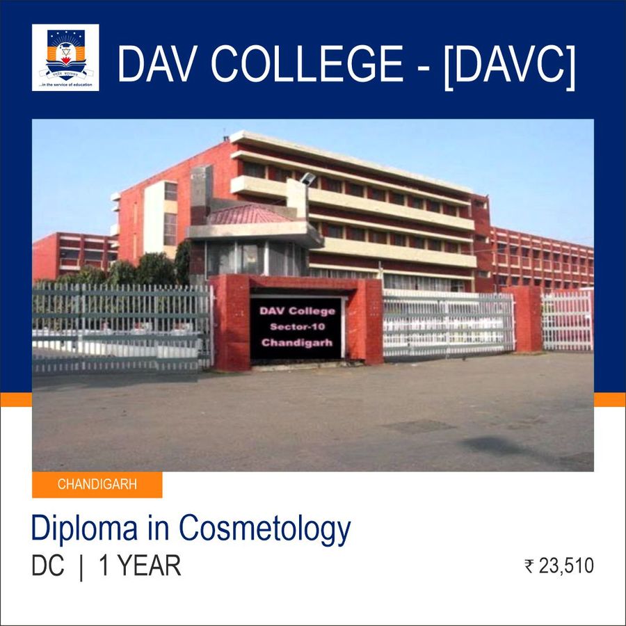 Diploma in Cosmetology at Dav College [Davc], Chandigarh