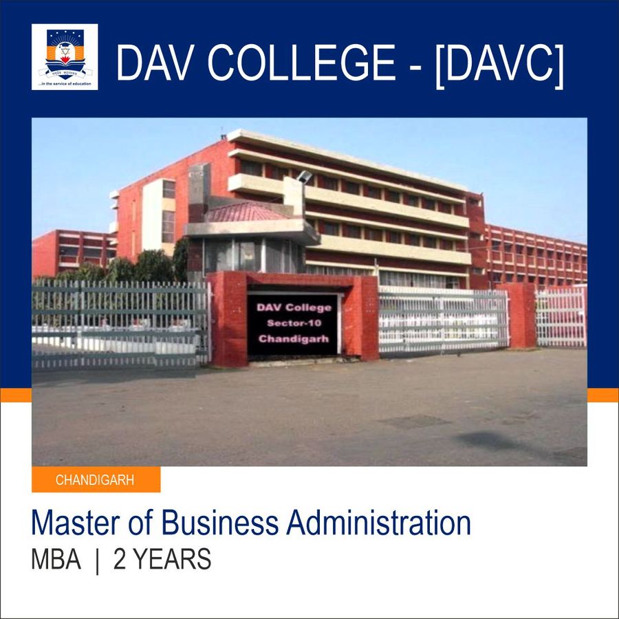 MBA at Dav College [Davc], Chandigarh