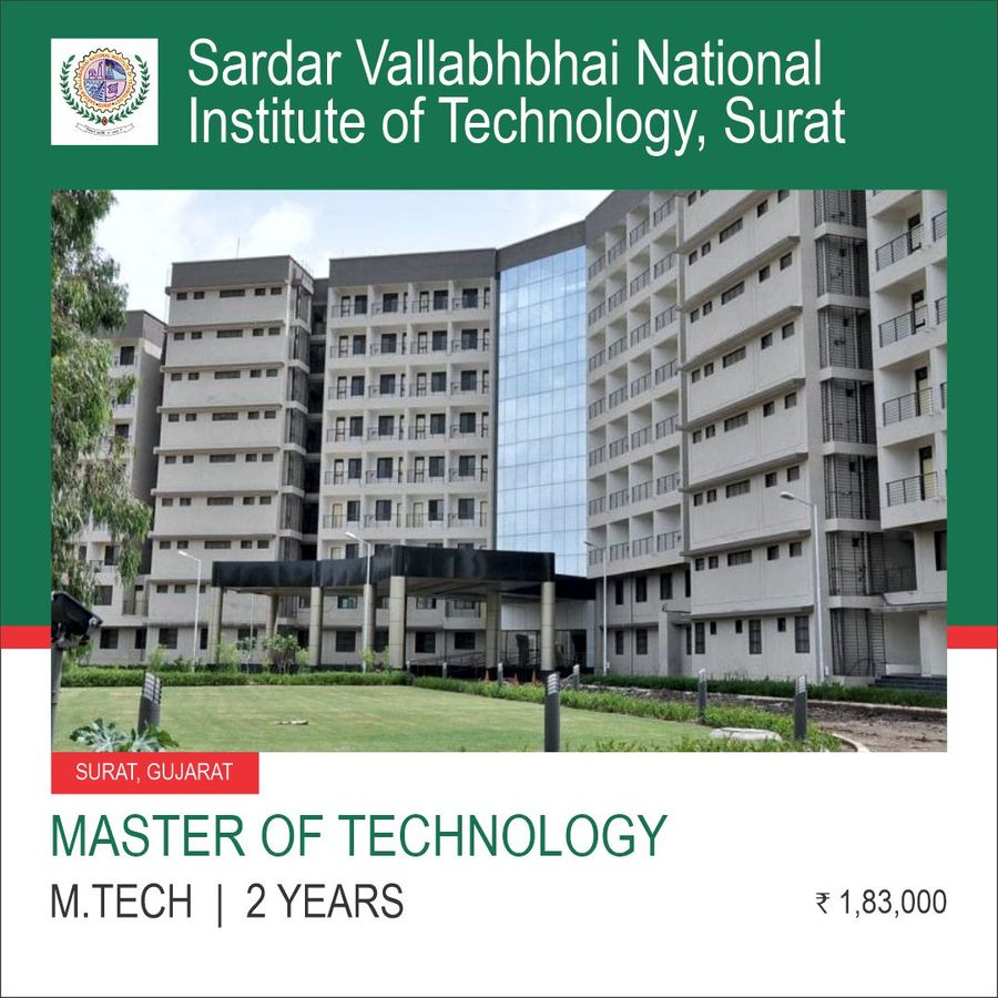 Master of Technology [M.TECH]Computer Science at Sardar Vallabhbhai National Institute Of Technology - [SVNIT], Surat, Surat
