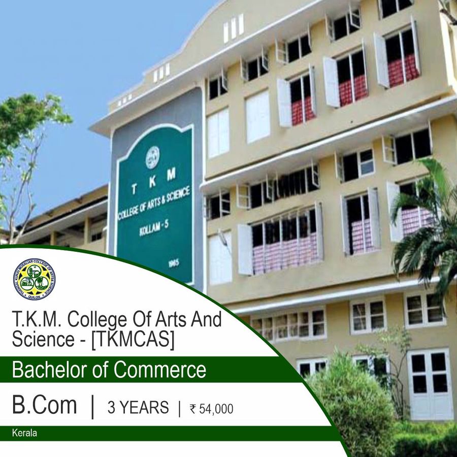 Bachelor of Commerce (B.Com) at T.K.M. College Of Arts And Science [TKMCAS], Kollam