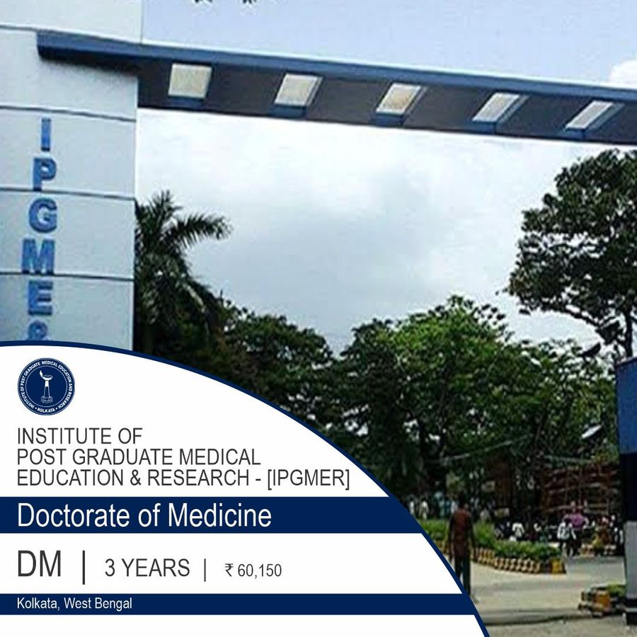Doctorate of Medicine [Endocrinology]  at Institute of Post Graduate Medical Education And Research  [Ipgmer], Kolkata, Kolkata