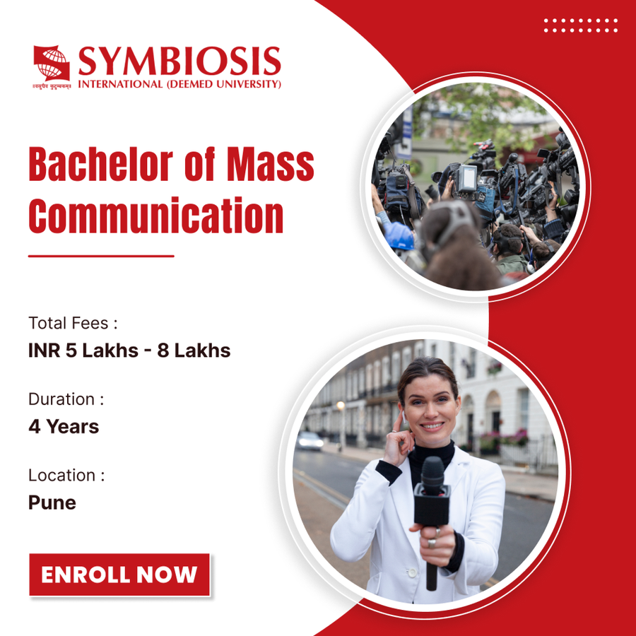 Bachelor of Mass Communication (BMC) at Symbiosis International (Deemed University), Pune