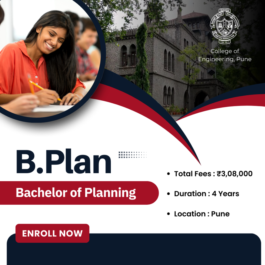 Bachelor of Planning (B.Plan) at College of Engineering, Pune