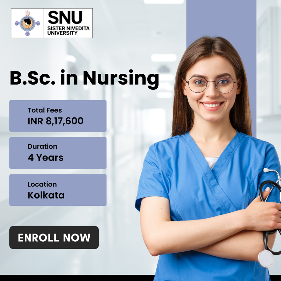 B.Sc. in Nursing at Sister Nivedita University, School of Nursing, Kolkata
