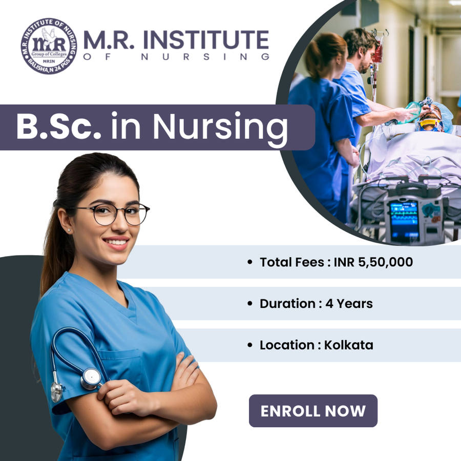 B.Sc. in Nursing at M. R. Institute of Nursing, Kolkata