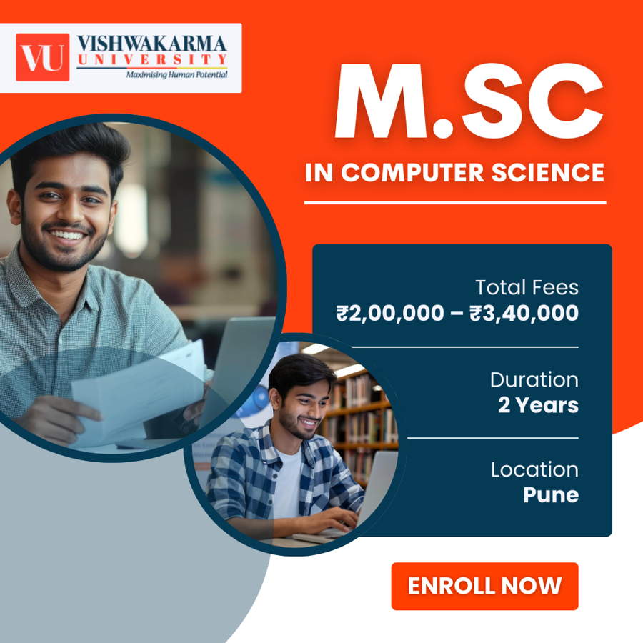 M.Sc. in Computer Science at Vishwakarma University, Pune