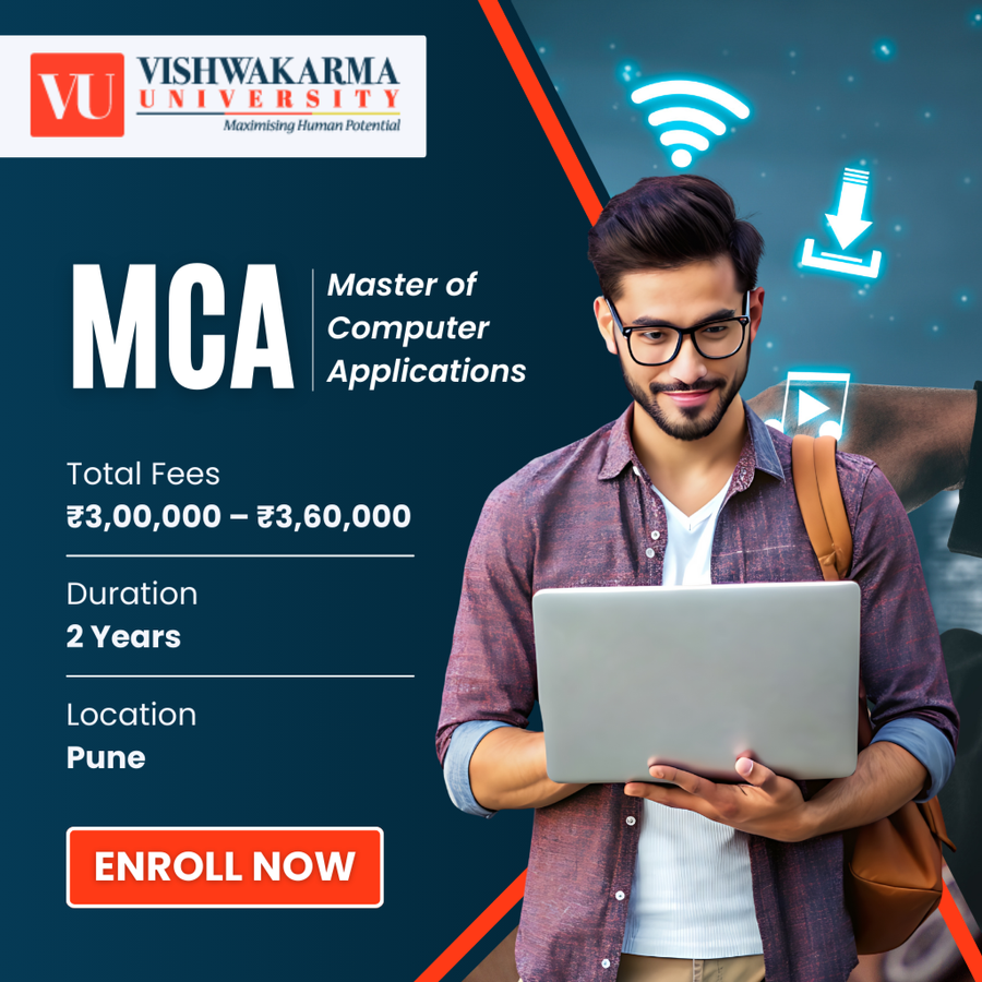 Master of Computer Applications (MCA) at Vishwakarma University, Pune