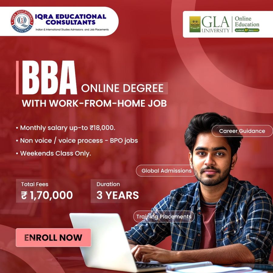 BBA (Online) at Iqra Educational Consultants, Bengaluru/Bangalore