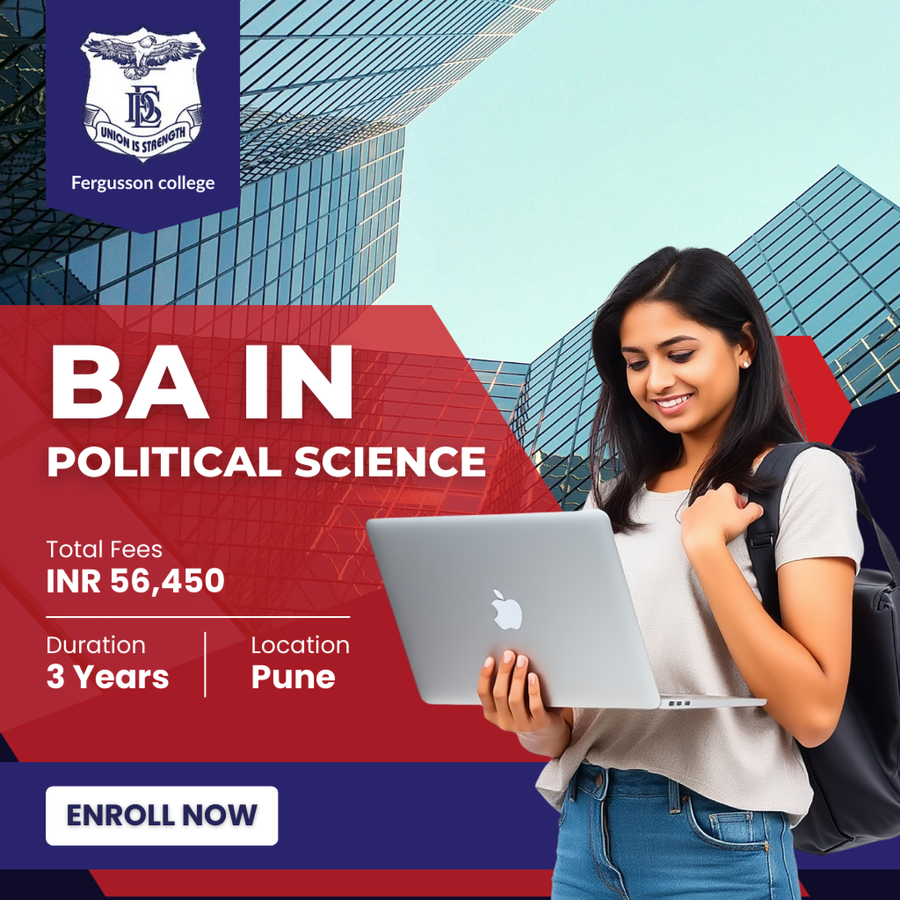BA in Political Science at Fergusson College, Pune