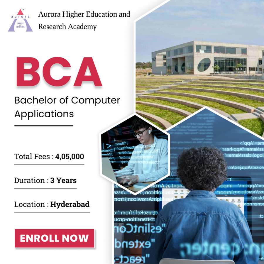 BCA at Aurora Higher Education and Research Academy, Hyderabad