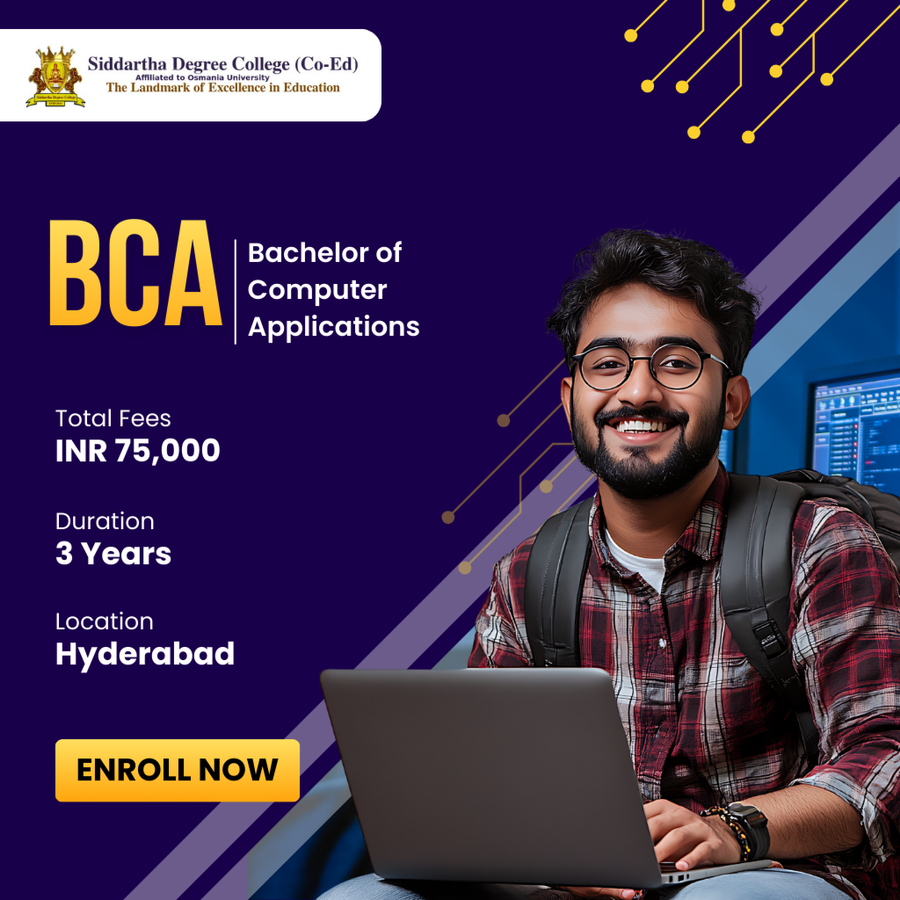 BCA at Siddartha Degree College, Hyderabad