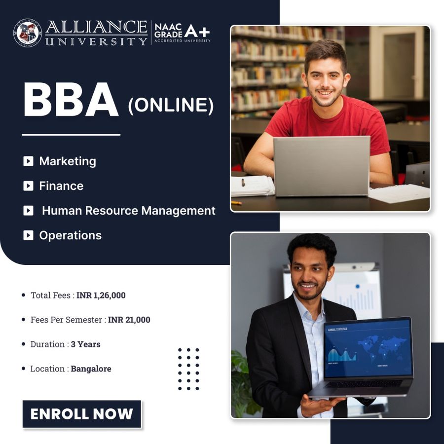 BBA (Online) at Alliance University, Bengaluru/Bangalore
