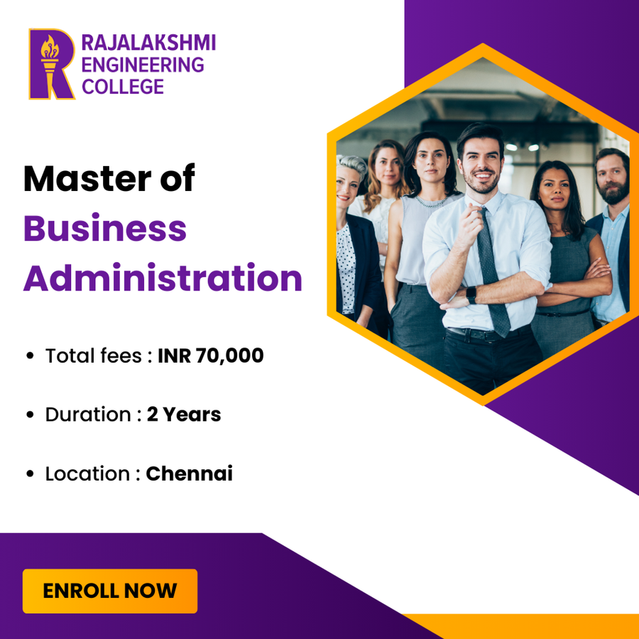 Master of Business Administration (MBA) at Rajalakshmi Engineering College, Chennai