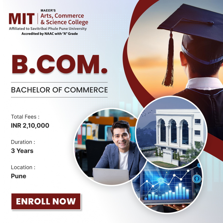 B.Com at MIT Arts, Commerce & Science College, Pune