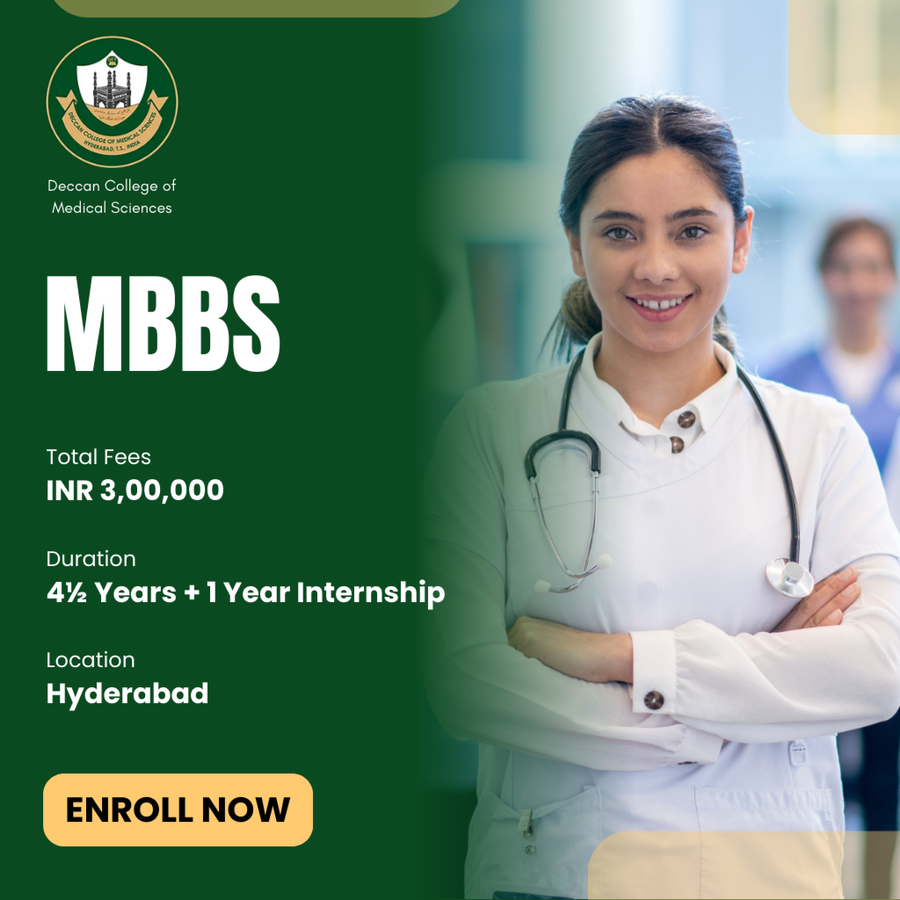 MBBS at Deccan College of Medical Sciences, Hyderabad
