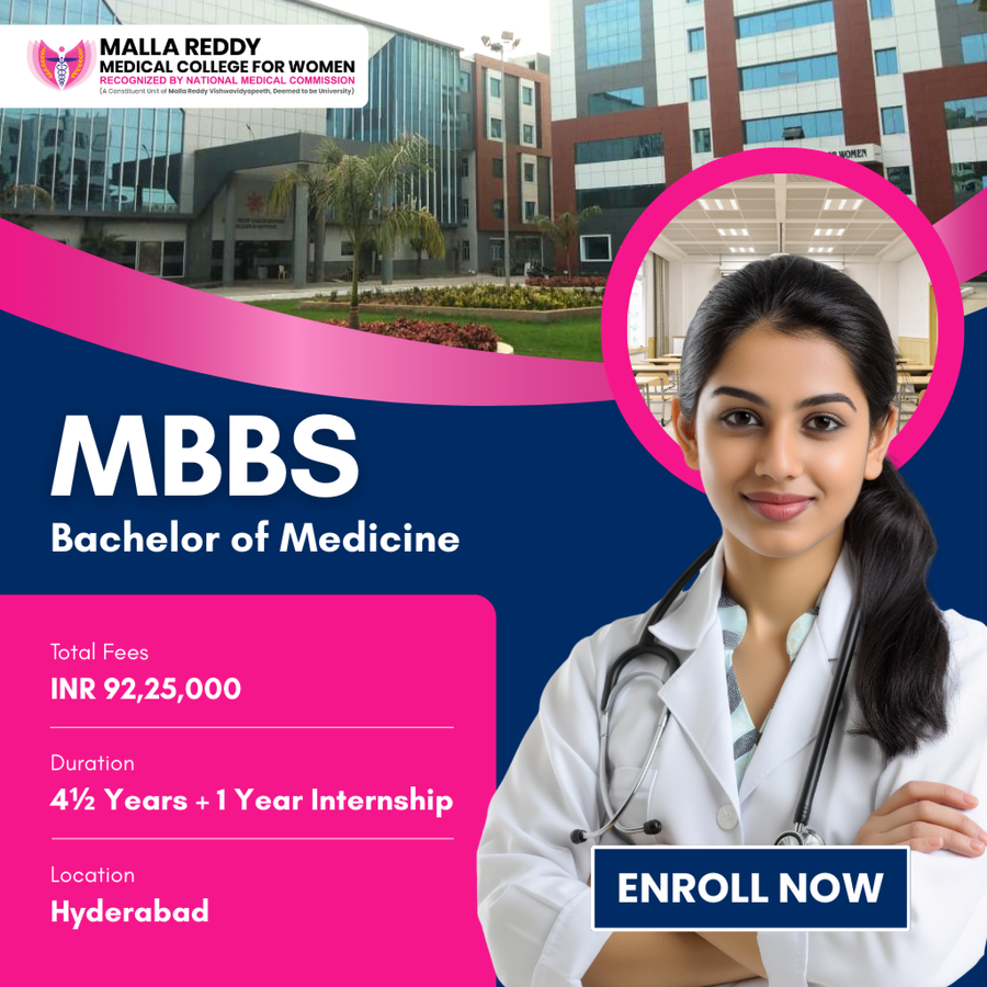 MBBS at Malla Reddy Medical College for Women, Hyderabad