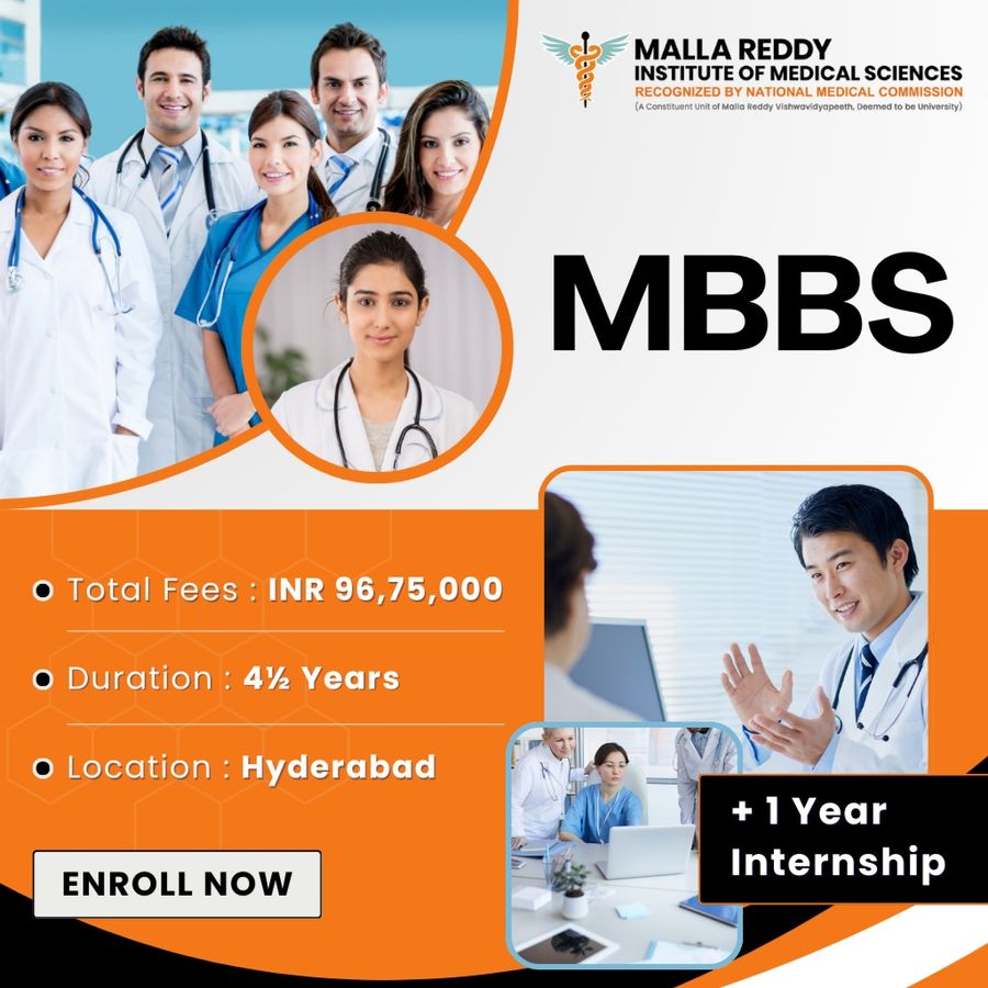 MBBS at Malla Reddy Institute of Medical Sciences, Hyderabad