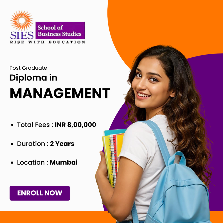 Post Graduate Diploma in Management (PGDM) at SIES School of Business Studies (SIESSBS), Mumbai (All Areas)