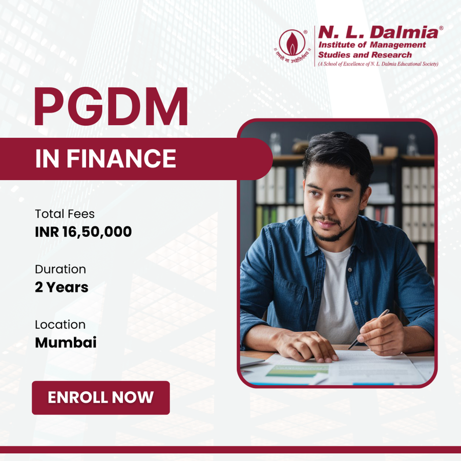 PGDM in Finance at N. L. Dalmia Institute of Management Studies and Research, Mumbai (All Areas)