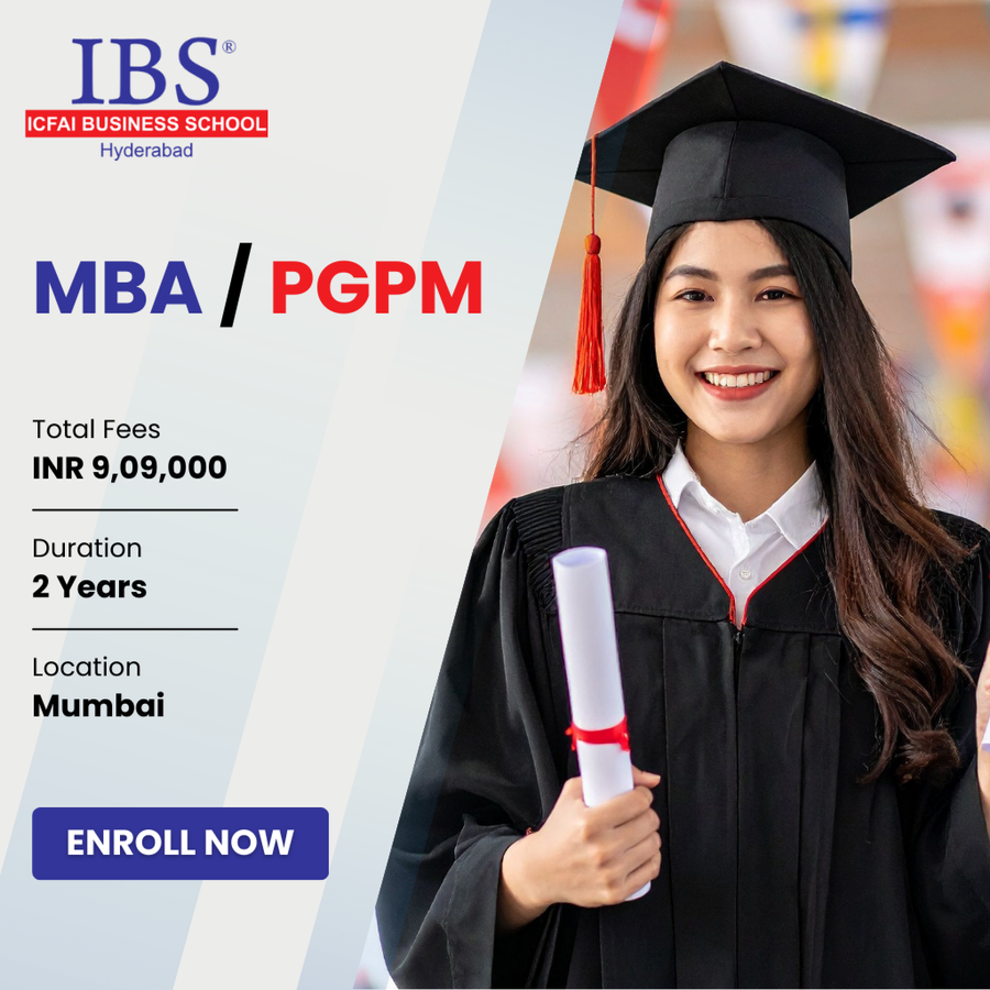 MBA / PGPM at ICFAI Business School, Mumbai (All Areas)