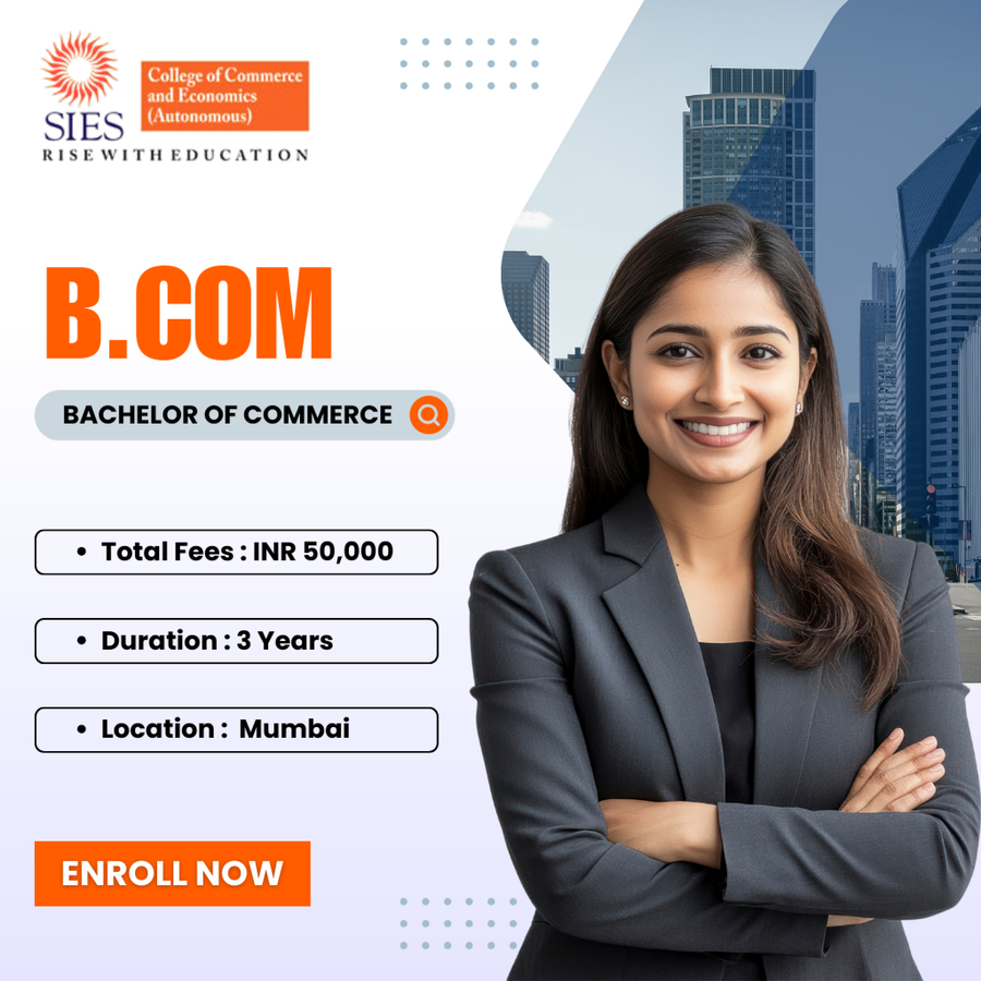 B.Com at SIES College of Commerce and Economics, Mumbai (All Areas)