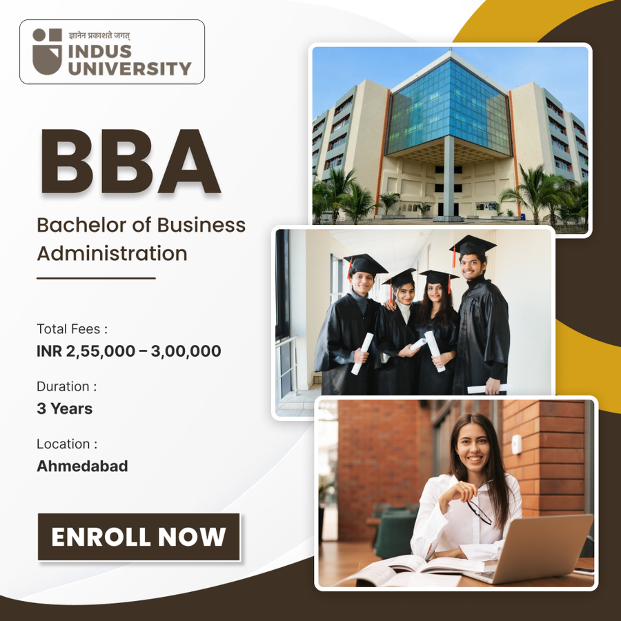 Bachelor of Business Administration (BBA) at Indus University, Ahmedabad