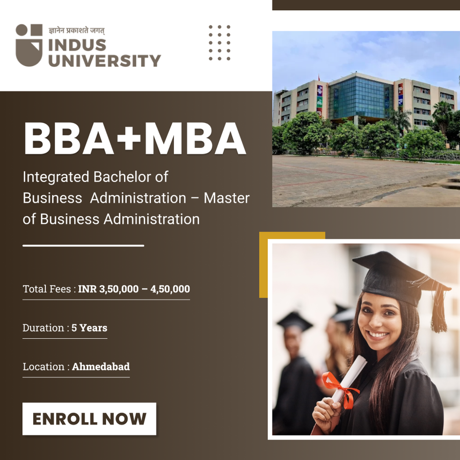 BBA + MBA Integrated Programme at Indus University, Ahmedabad